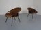 Vintage Suede Lounge Chairs from Lusch, Germany, 1960s, Set of 2 5