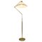 Italian Brass Floor Lamp attributed to Arredoluce Monza, 1940s 1