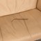 Leather Three Seater Cream Sofa from Leolux Edison 4