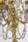 Lámparas de araña estilo Luis XVI de bronce y cristal, década de 1900. Juego de 2, Imagen 3