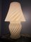 Lámpara de mesa hongo de cristal de Murano, años 70, Imagen 5