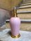 Mid-Century Modern Murano Glass Pink Swirl Table Lamps, Italy, 1970s 3