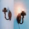 Art Deco Wall Sconces attributed to Bruno Chiarini, 1940s, Set of 2, Image 4