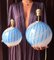 Lámparas de mesa de cristal de Murano, años 70. Juego de 2, Imagen 2
