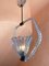 Lámpara de araña Art Déco de cristal de Murano con latón atribuida a Barovier & Toso, años 30, Imagen 9