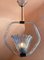 Lámpara de araña Art Déco de cristal de Murano con latón atribuida a Barovier & Toso, años 30, Imagen 10
