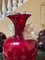 Large Venetian Handblown Red and Gold Fish Vase by Salviati, 1890s 8