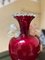 Large Venetian Handblown Red and Gold Fish Vase by Salviati, 1890s 5