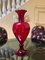 Large Venetian Handblown Red and Gold Fish Vase by Salviati, 1890s 9