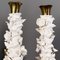 Mid-Century Italian Ceramic Flower and Brass Arms Wall Lights by Luigi Zortea, 1950s, Set of 3, Image 10