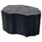 Italian Modern Matte Black Ceramic Side Table by Roberto Faccioli, 1995 1