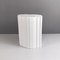 Italian Modern Glossy White Ceramic Side Table by Roberto Faccioli, 1995 5