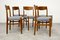 Mid-Century Danish Dining Chairs from Glyngøre Stølefabrik, Set of 5, Image 4