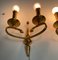 Lámparas de pared vintage de latón de Sciolari Rome, años 60. Juego de 2, Imagen 11