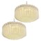 Murano Glass Tubes Chandeliers, 1980s, Set of 2, Image 1