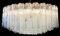 Murano Glass Tubes Chandeliers, 1980s, Set of 2 3