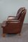 Fauteuil Vintage en Cuir Marron 5