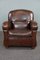 Spacious and Well-Fitting Leather Armchair, Image 1