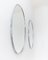 Vintage French Oval Mirror in Chrome-Plated Frame, 1950s, Image 7