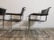Mid-Century Chromed Leather Chairs attributed to Marcel Breuer, Set of 4 14