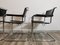 Mid-Century Chromed Leather Chairs attributed to Marcel Breuer, Set of 4 24