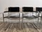 Mid-Century Chromed Leather Chairs attributed to Marcel Breuer, Set of 4, Image 19