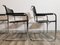 Mid-Century Chromed Leather Chairs attributed to Marcel Breuer, Set of 4, Image 25