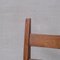 Mid-Century Dutch Leather and Oak Dining Chairs, Set of 6, Image 7