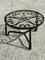 Round Wrought Iron Coffee Table, 1940s 1