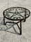 Tavolino da caffè rotondo in ferro battuto, anni '40, Immagine 1