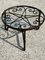 Round Wrought Iron Coffee Table, 1940s, Image 2
