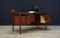 Danish Teak Desk with Floating Top, 1970s 10