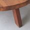 Tavolino da caffè brutalista Mid-Century in quercia, Immagine 3