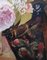 Gabriel Edouard Haberjahn, Bouquet de Lilas Blancs et Pivoines Rose, Oil on Paper on Cardboard 6