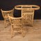 Small Living Room Set in Bamboo, 1970, Set of 3, Image 3