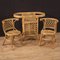 Small Living Room Set in Bamboo, 1970, Set of 3 1