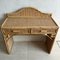 Italian Rattan & Bamboo Desk 11