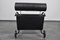 Black Leather Zyklus Armchair & Stool by Peter Maly for Cor, 1980s, Set of 2 11