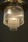Lámpara de techo Art Déco con varillas de vidrio, Viena, años 20, Imagen 10