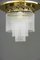 Art Deco Ceiling Lamp with Glass Sticks, Vienna, 1920s 2