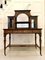 Antique Victorian Inlaid Rosewood Marquetry Writing Desk, 1890s, Image 1