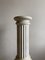 Neoclassical Fluted Ceramic Column Plinth, Britain, 1980s 5