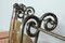 Wrought Iron Dining Chairs, Set of 8 3