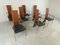 High Back Dining Chairs from Belgo Chrom / Dewulf Selection, 1970s, Set of 8 2
