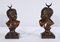 After J-A.Houdon, Jean qui rit, Jean qui pleure, Late 1800s, Bronze Sculptures, Set of 2, Image 18