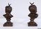 After J-A.Houdon, Jean qui rit, Jean qui pleure, Late 1800s, Bronze Sculptures, Set of 2 16