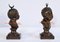 After J-A.Houdon, Jean qui rit, Jean qui pleure, Late 1800s, Bronze Sculptures, Set of 2, Image 19