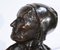 G.Demée, Large Bust of Breton, Late 1800s, Bronze, Image 15