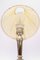 Vernickelte Art Deco Tischlampen mit Stoffschirmen, Wien, 1920er, 2er Set 8