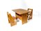 Vintage Scandinavian Larch Wood Table, 1960s 1